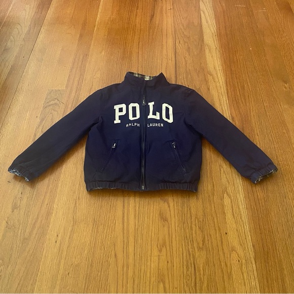 Polo Ralph Lauren Other - Polo by Ralph Lauren Reversible Twill Oxford Boys Jacket